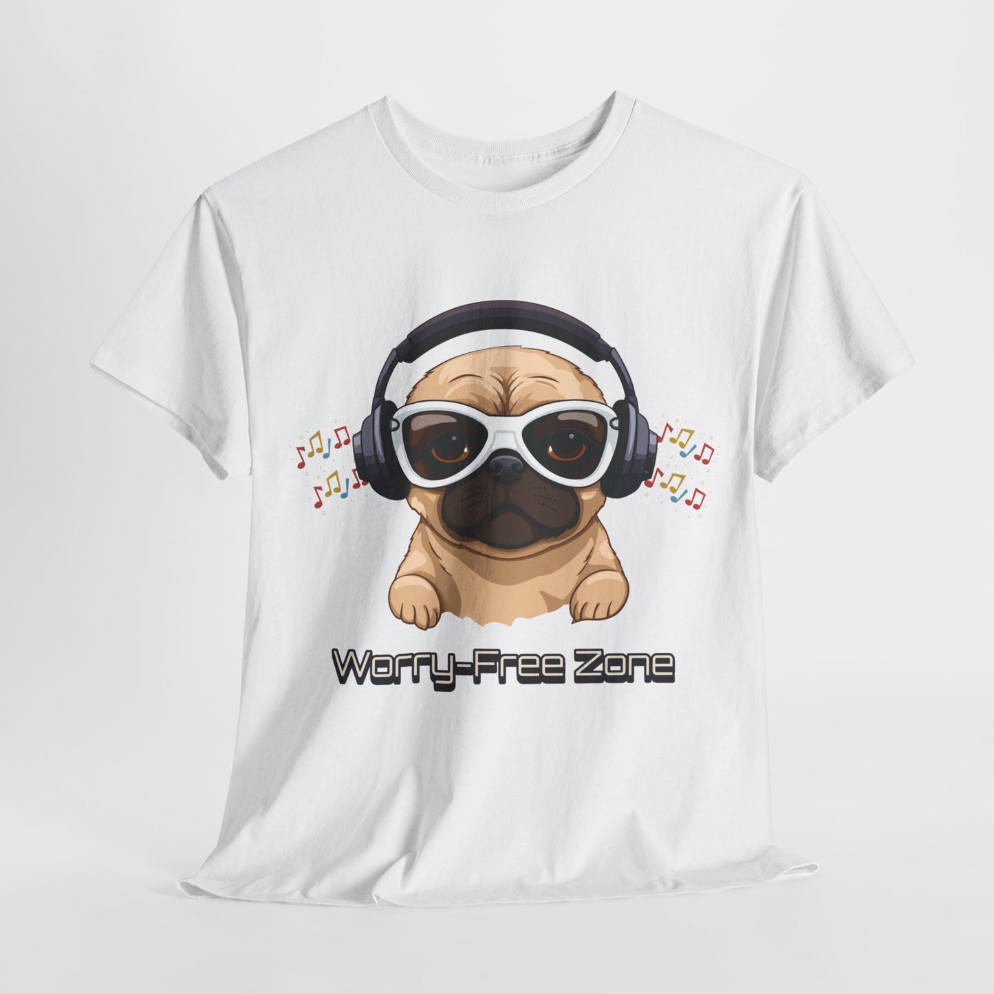 Worry-Free Zone - Unisex Heavy Cotton Tee