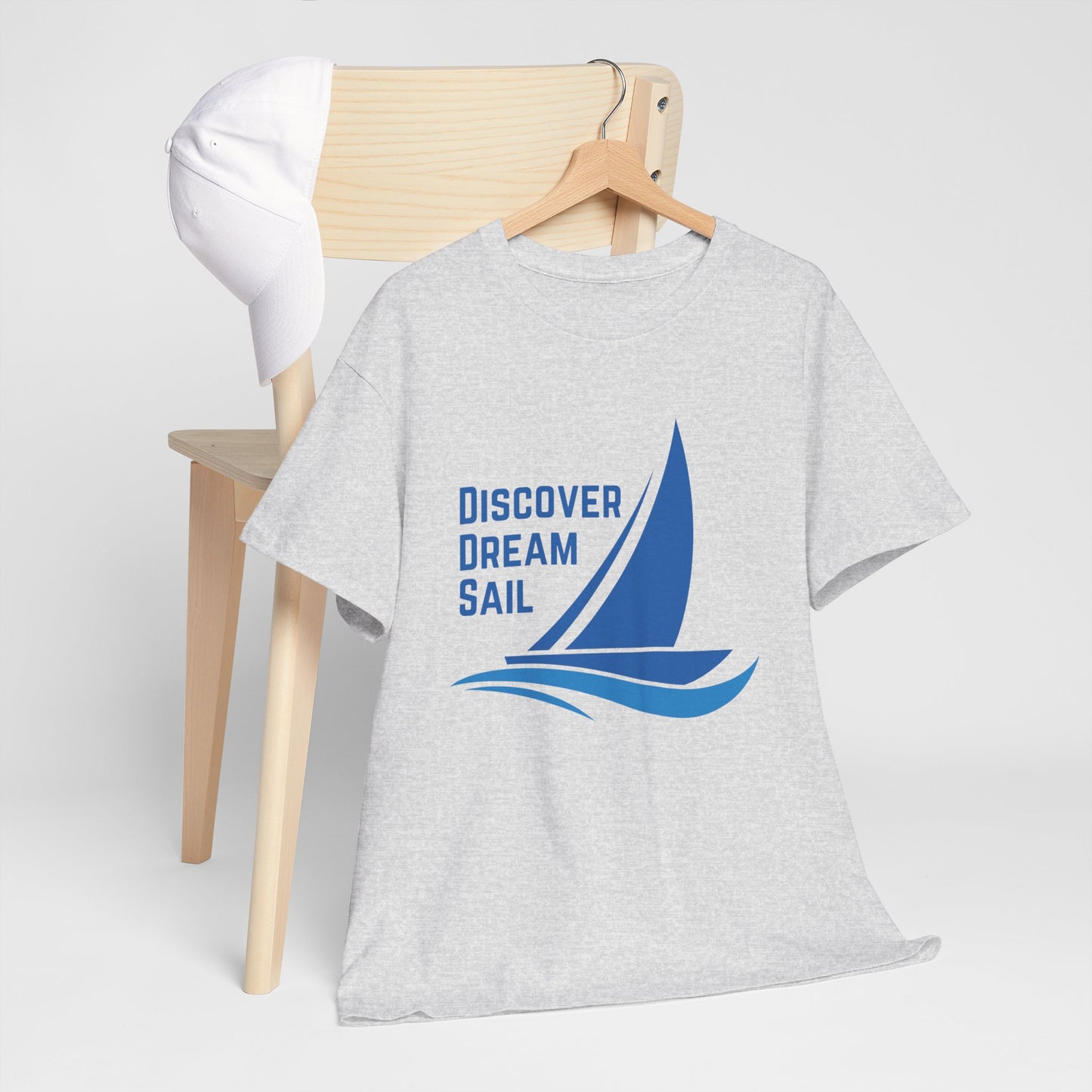 Discover Dream Sail - Unisex Heavy Cotton Tee
