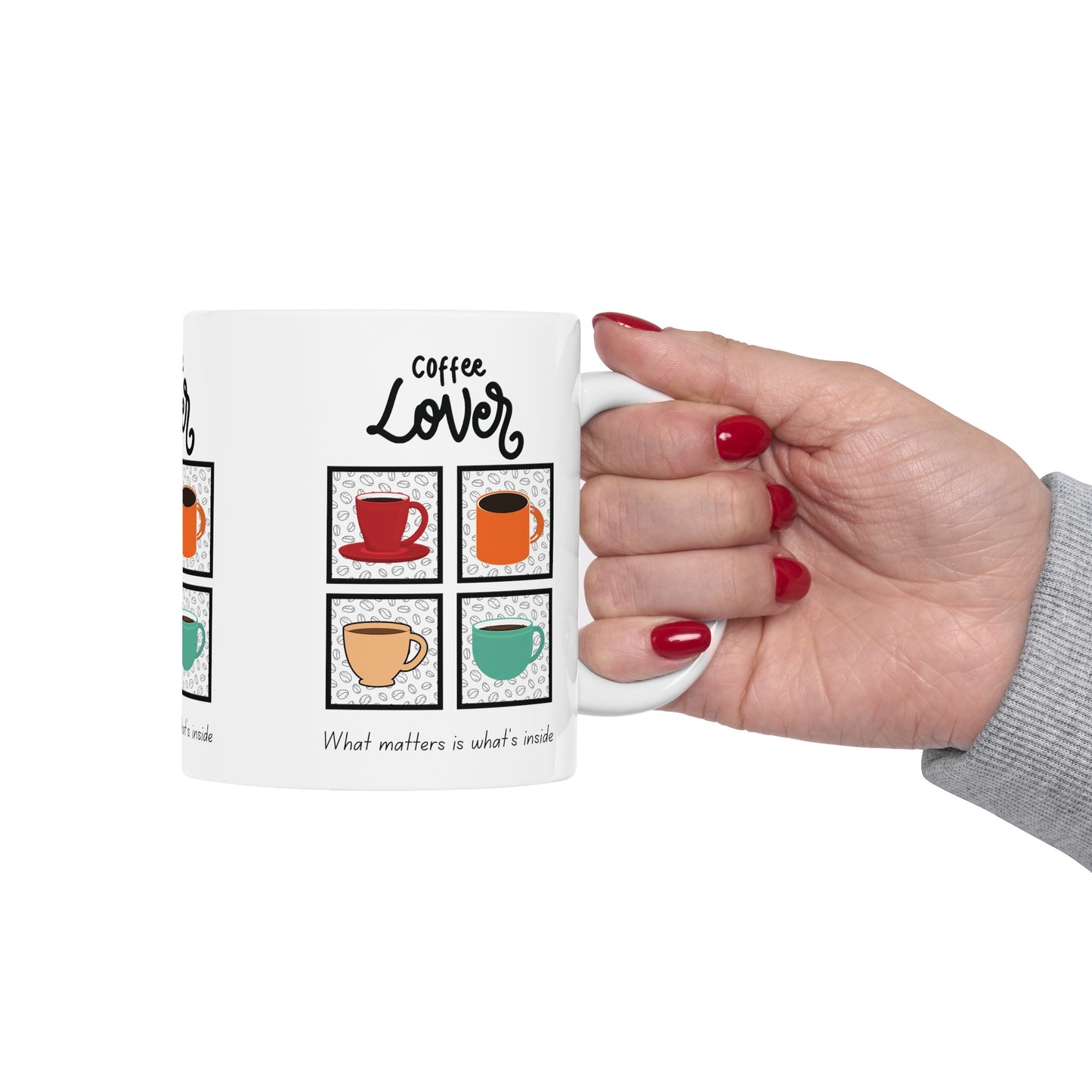 Coffee Lovers - Ceramic Mug, (11oz)