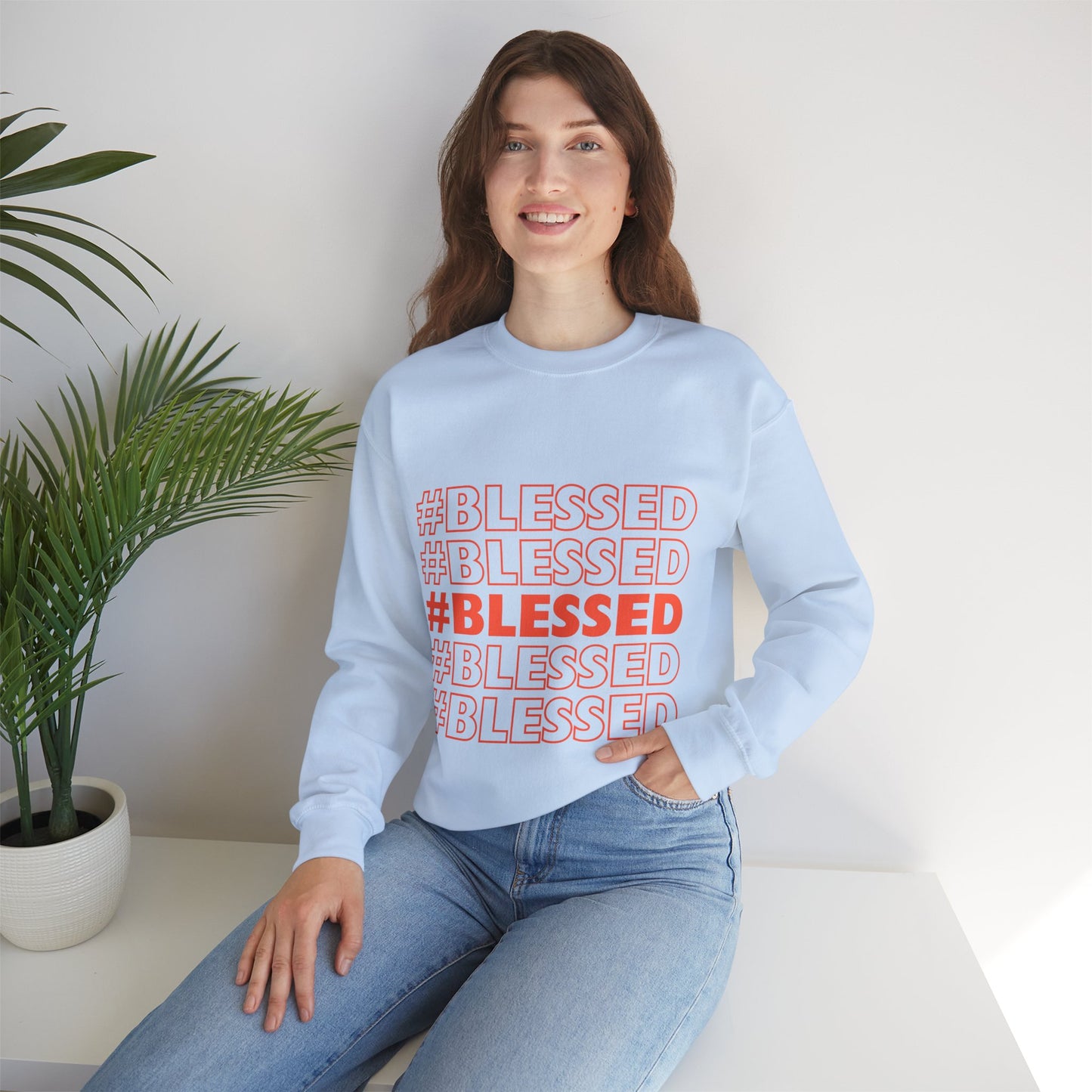 Blessed Front - Crewneck Sweatshirt