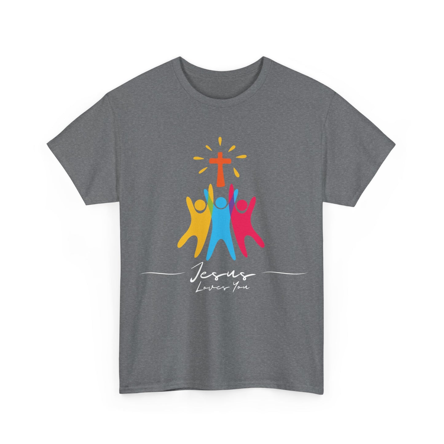 Jesus Loves You - Unisex Heavy Cotton Tee