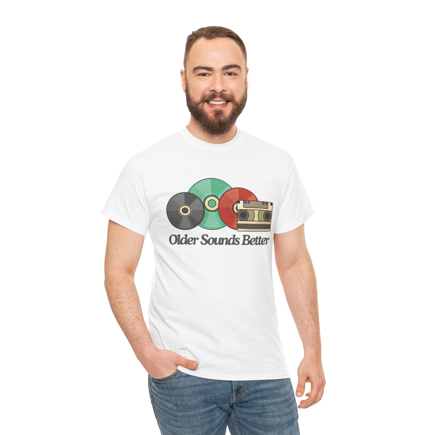 Older sounds better - Unisex Heavy Cotton Tee