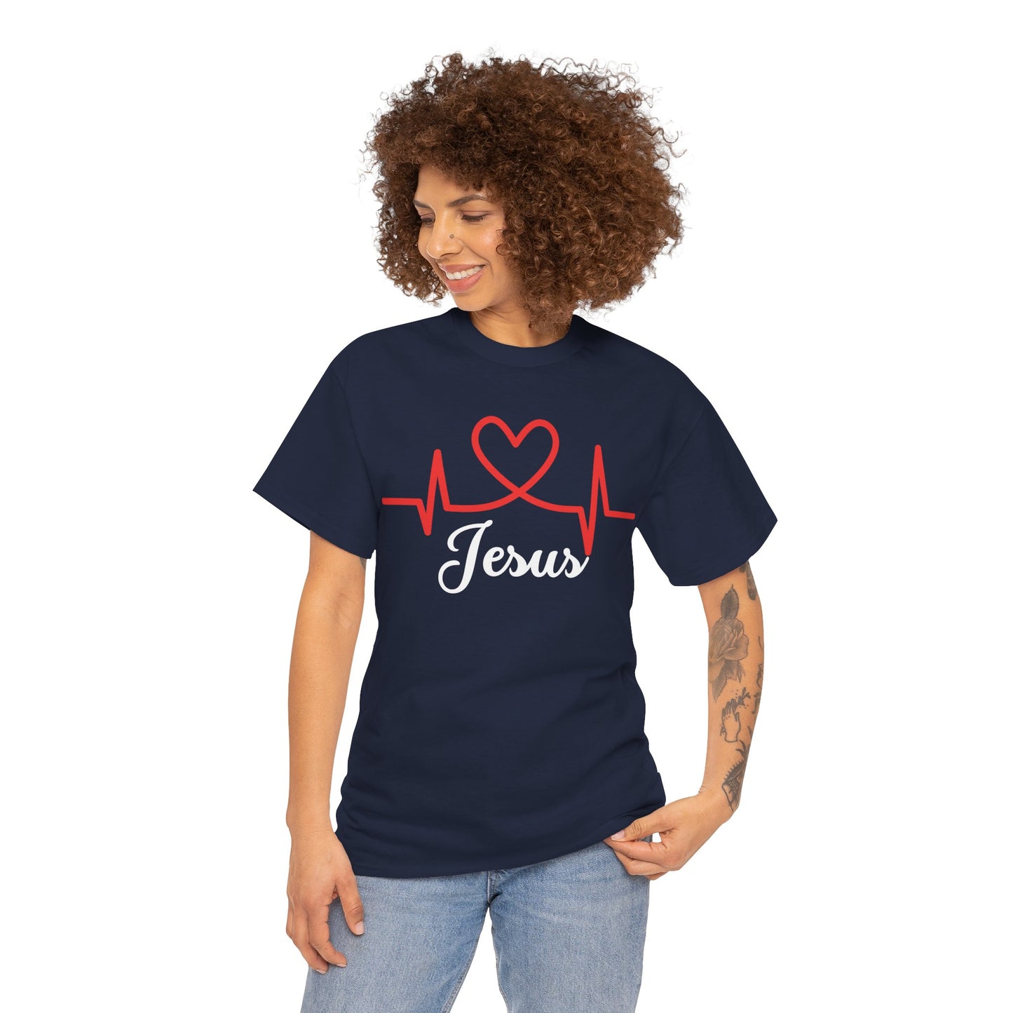Jesus Hearth - Unisex Heavy Cotton Tee