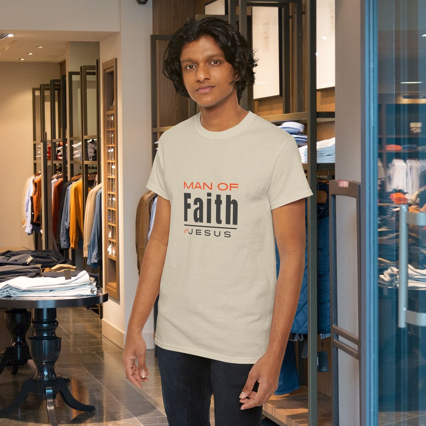 Christian Tee - Man of Faith