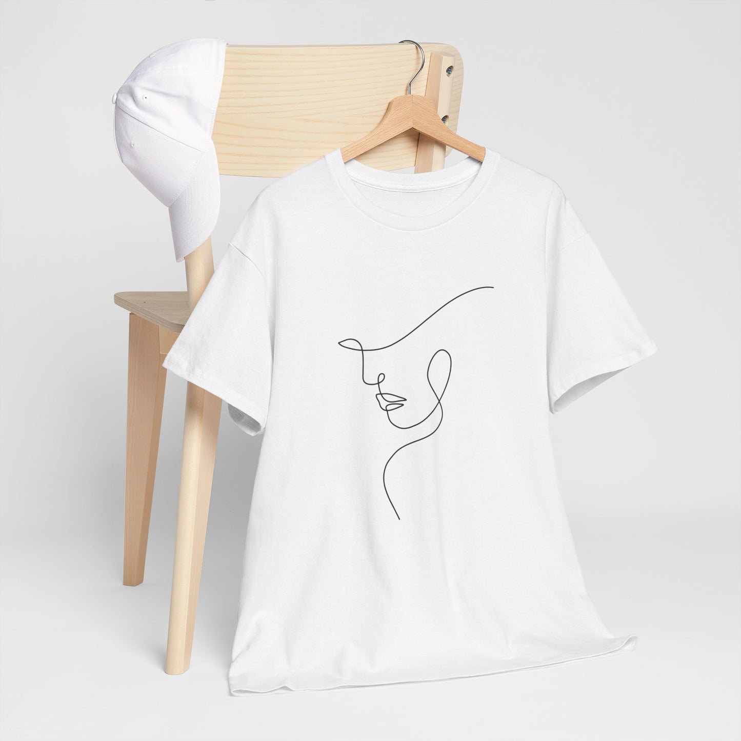 Woman Face - Unisex Heavy Cotton Tee