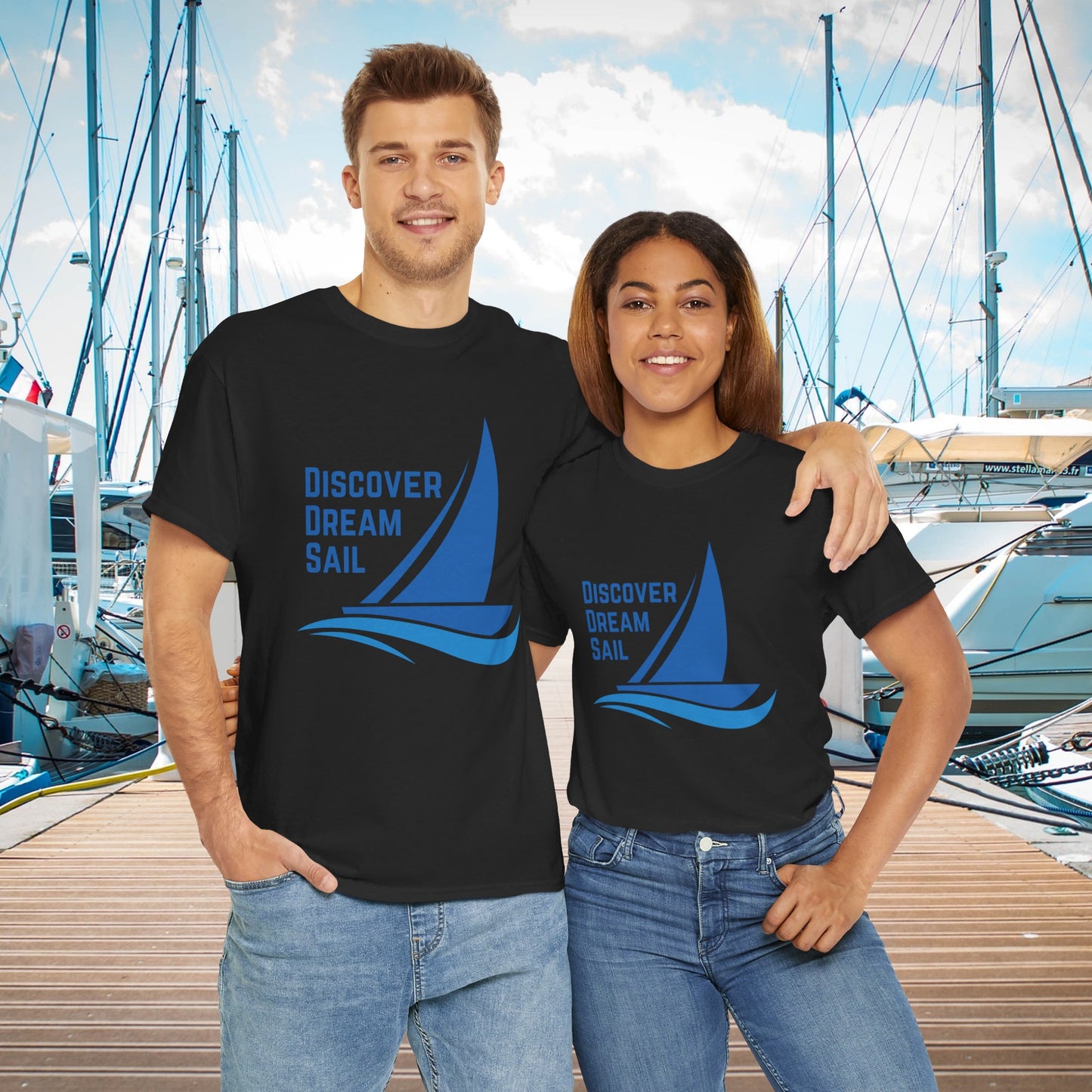 Discover Dream Sail - Unisex Heavy Cotton Tee