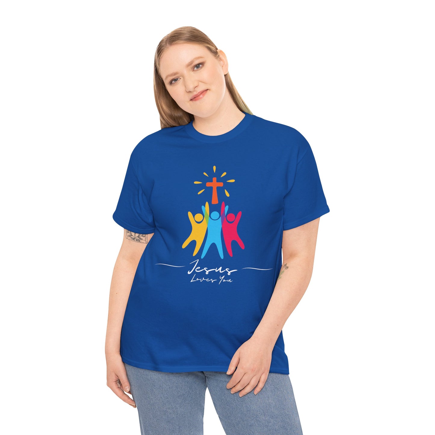 Jesus Loves You - Unisex Heavy Cotton Tee