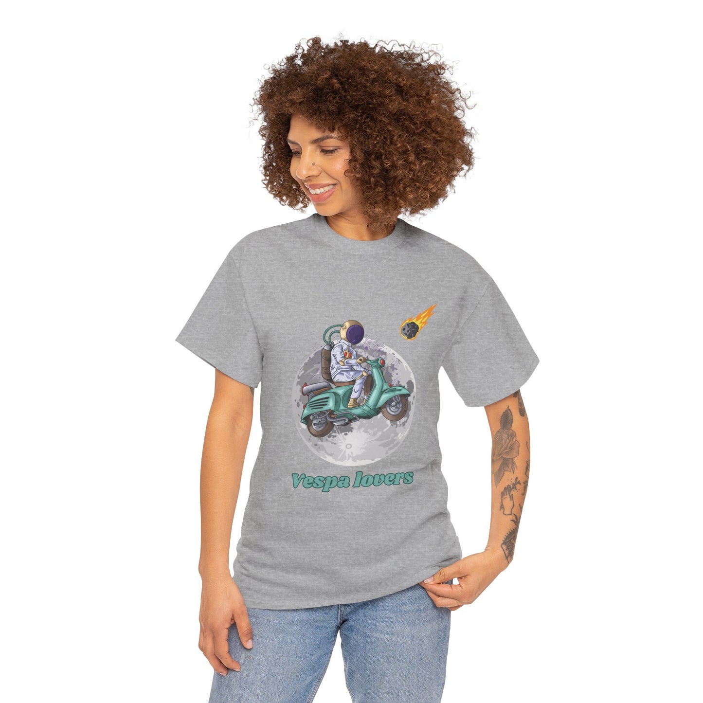 Vespa Lovers - Spanish - Unisex Heavy Cotton Tee