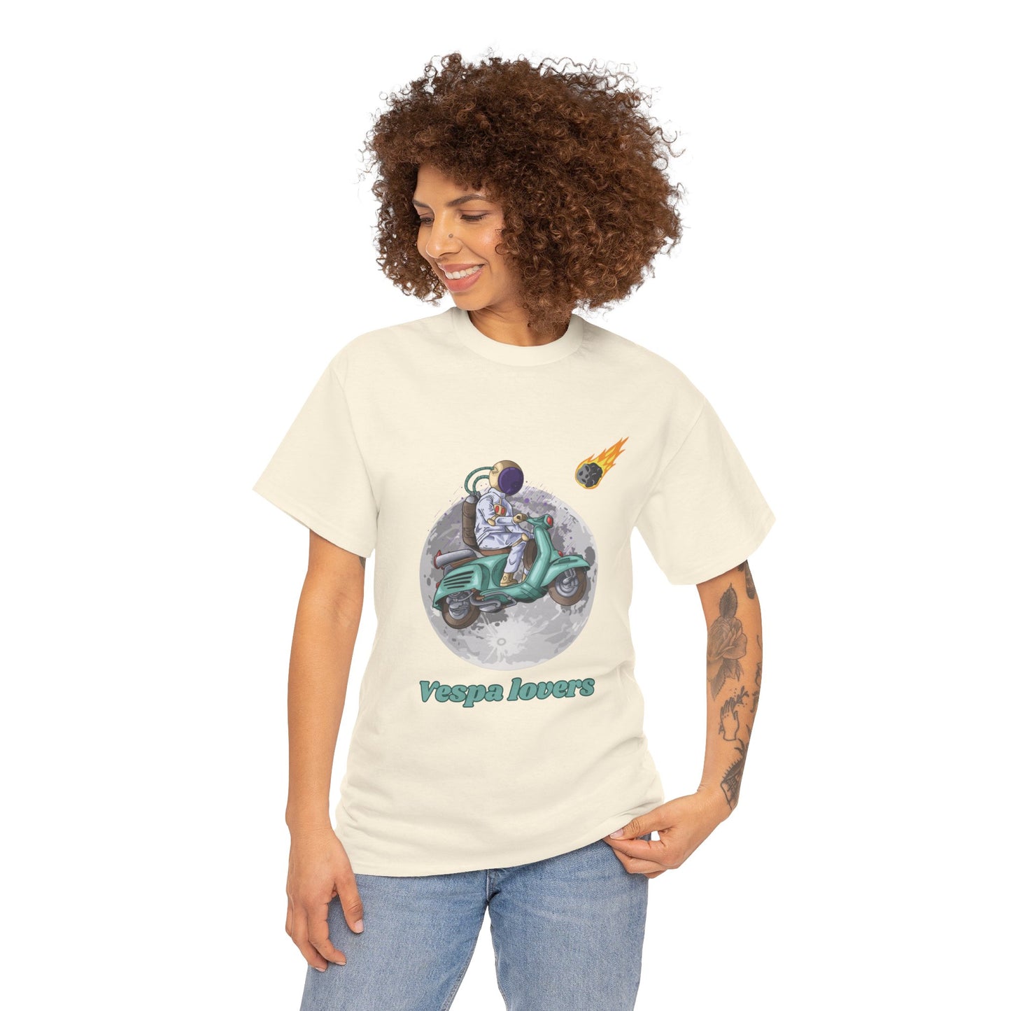 Vespa Lovers - Spanish - Unisex Heavy Cotton Tee