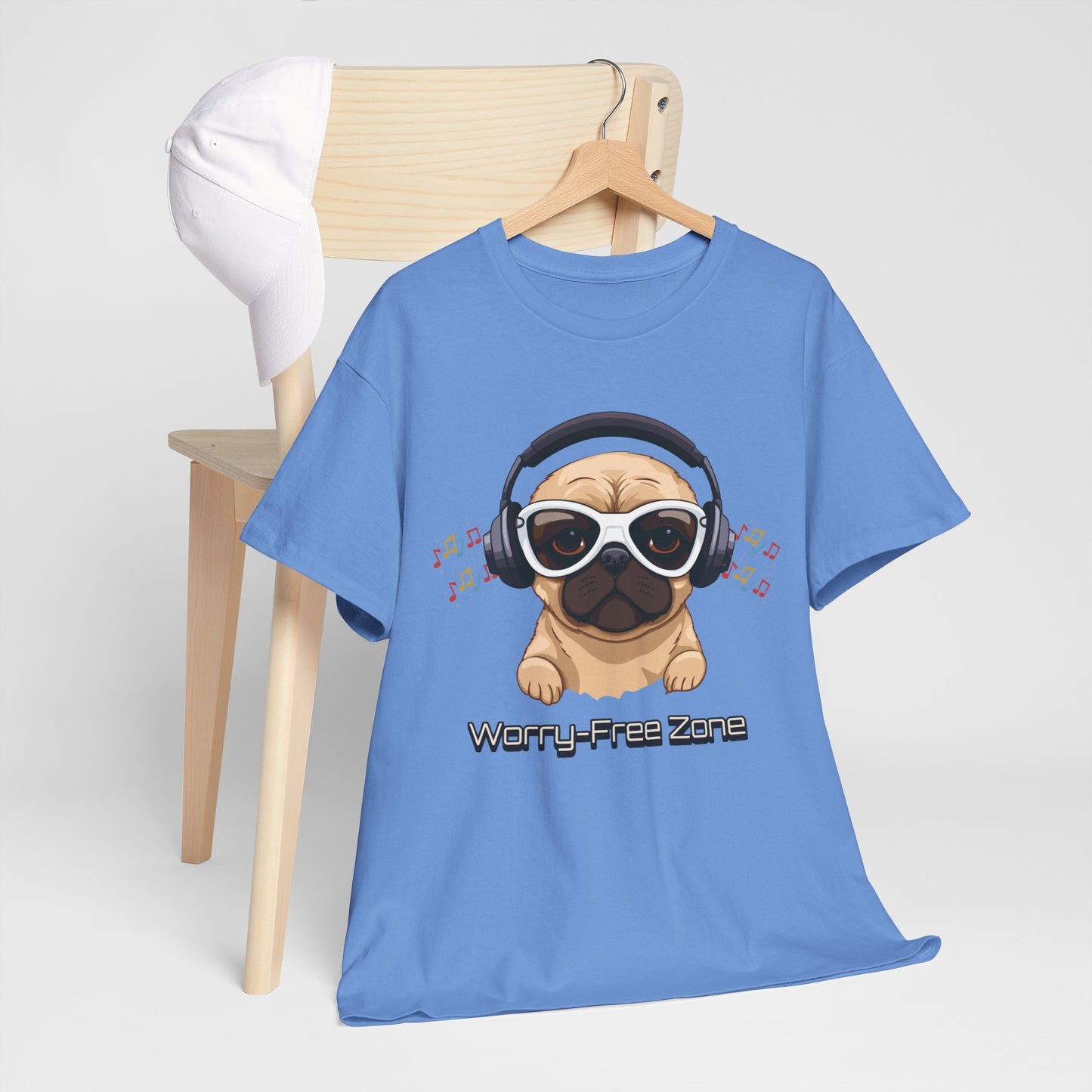 Worry-Free Zone - Unisex Heavy Cotton Tee