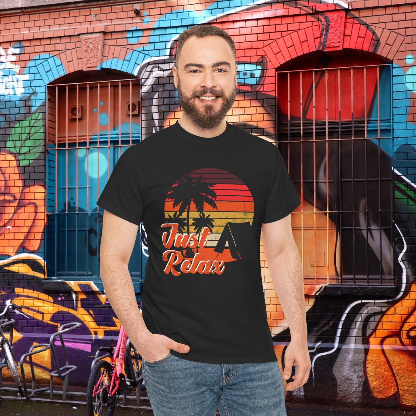 Just Relax - Unisex Heavy Cotton Tee
