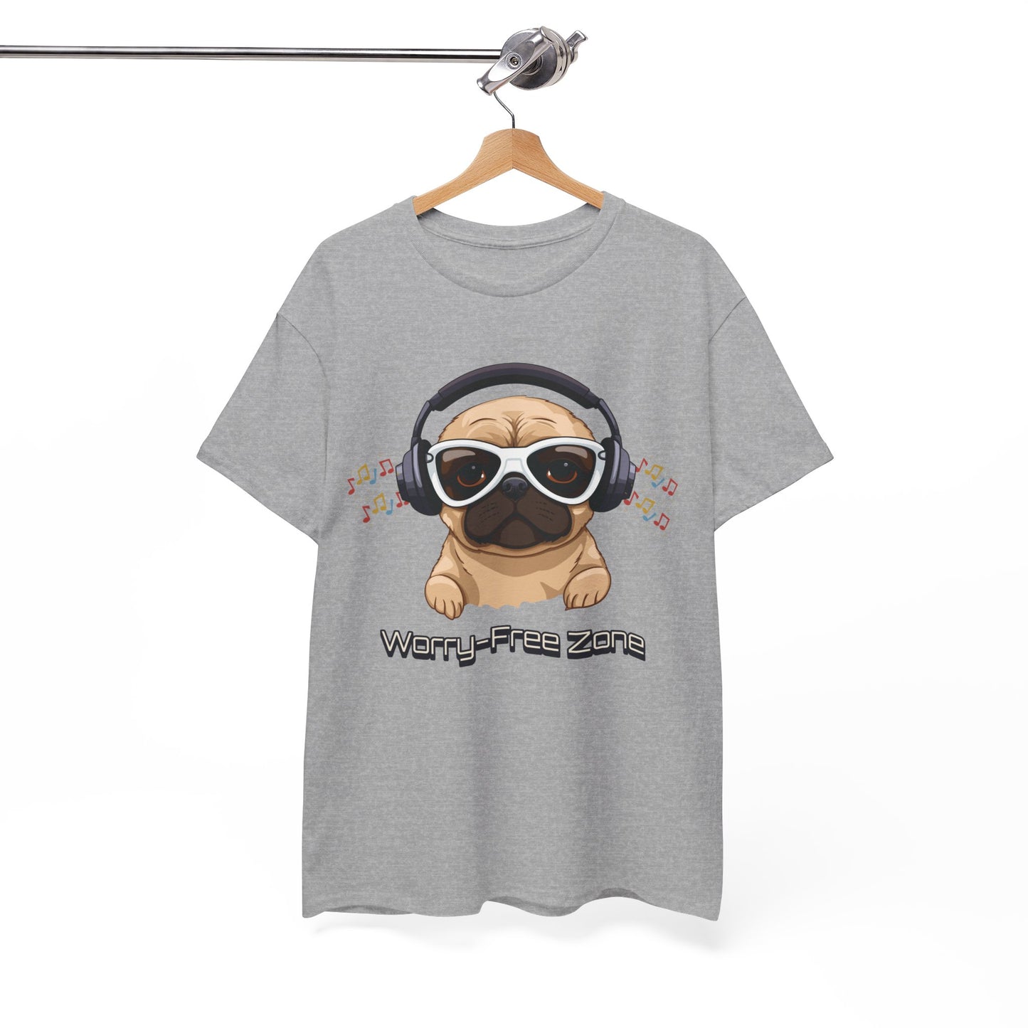 Worry-Free Zone - Unisex Heavy Cotton Tee