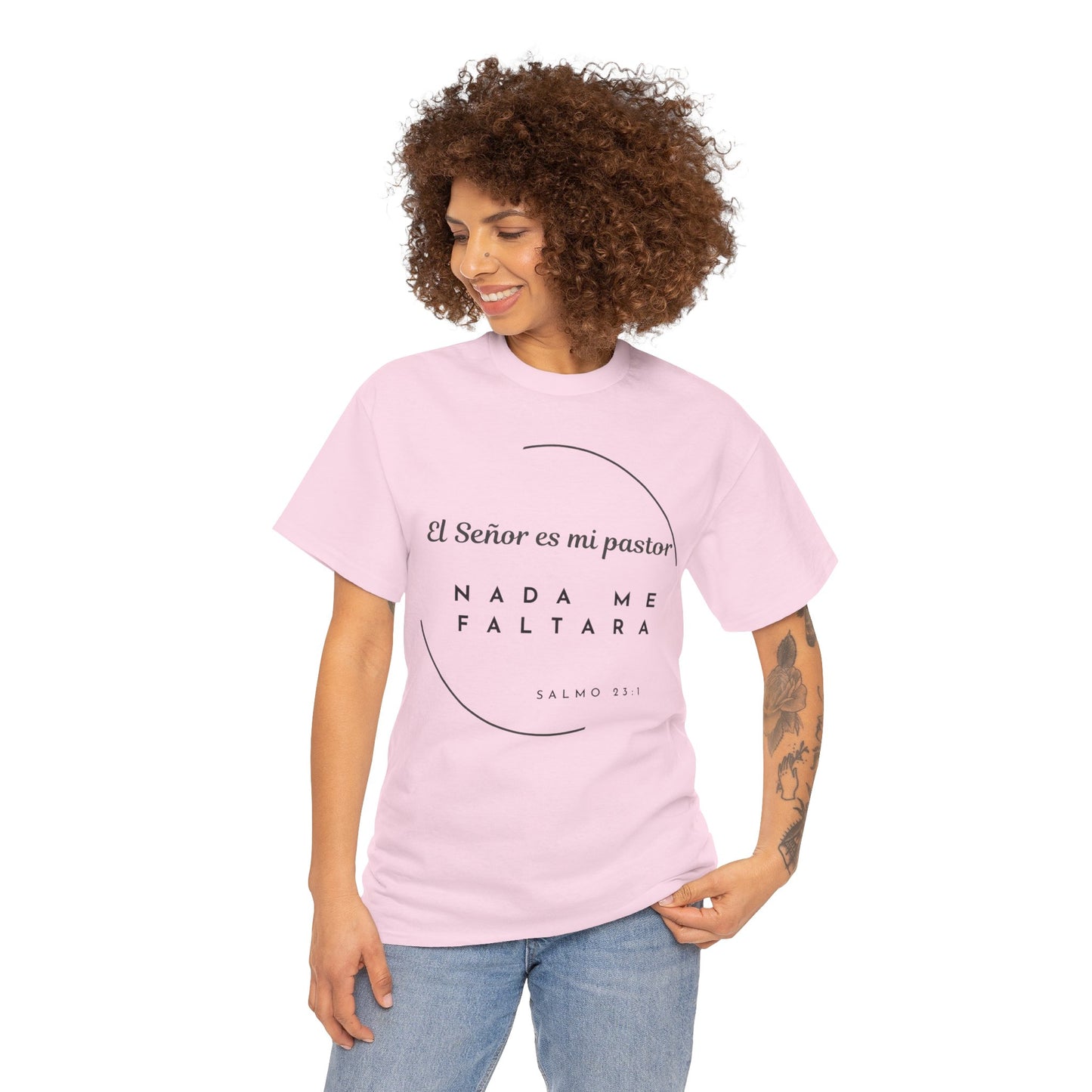 El Señor es mi pastor - Spanish - Unisex Heavy Cotton Tee