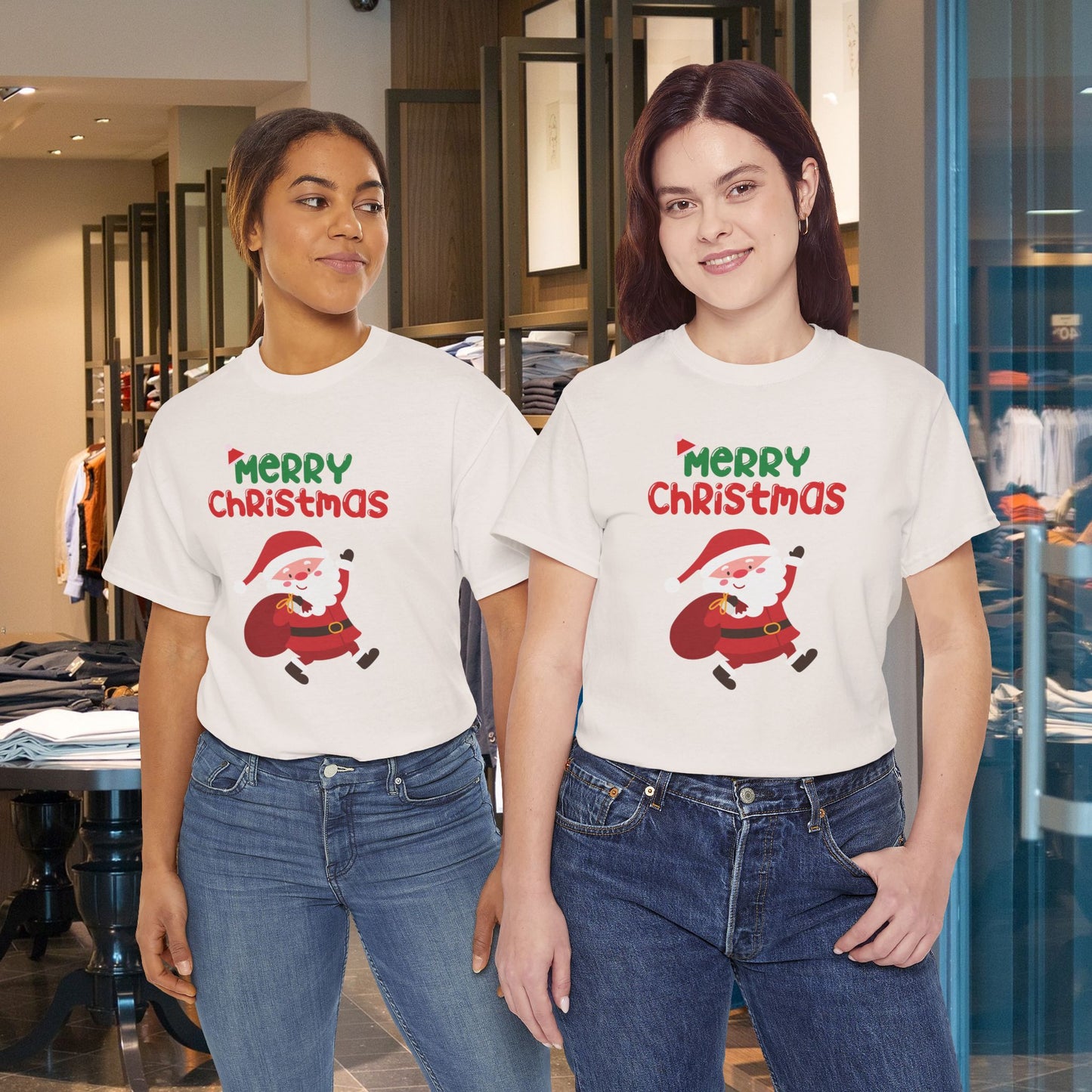 Christmas Santa Unisex Tee - Festive Holiday Apparel