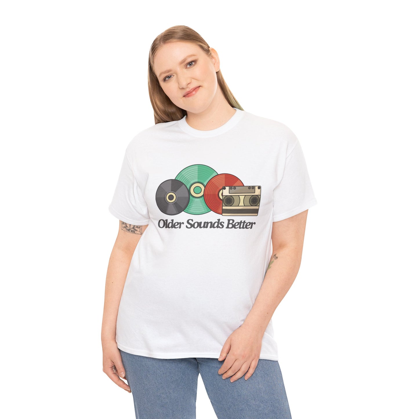 Older sounds better - Unisex Heavy Cotton Tee