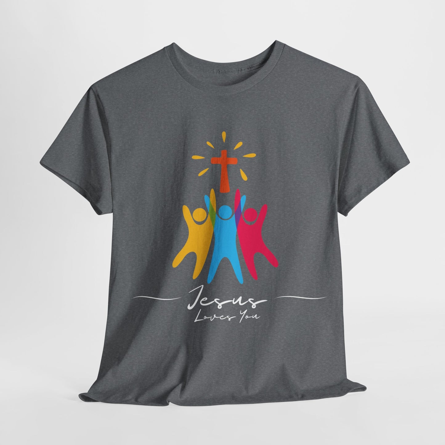 Jesus Loves You - Unisex Heavy Cotton Tee