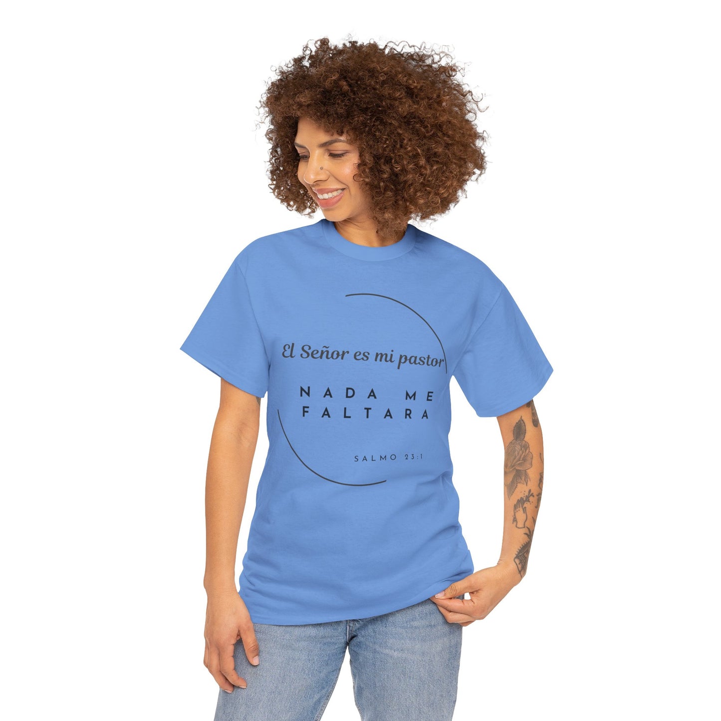 El Señor es mi pastor - Spanish - Unisex Heavy Cotton Tee