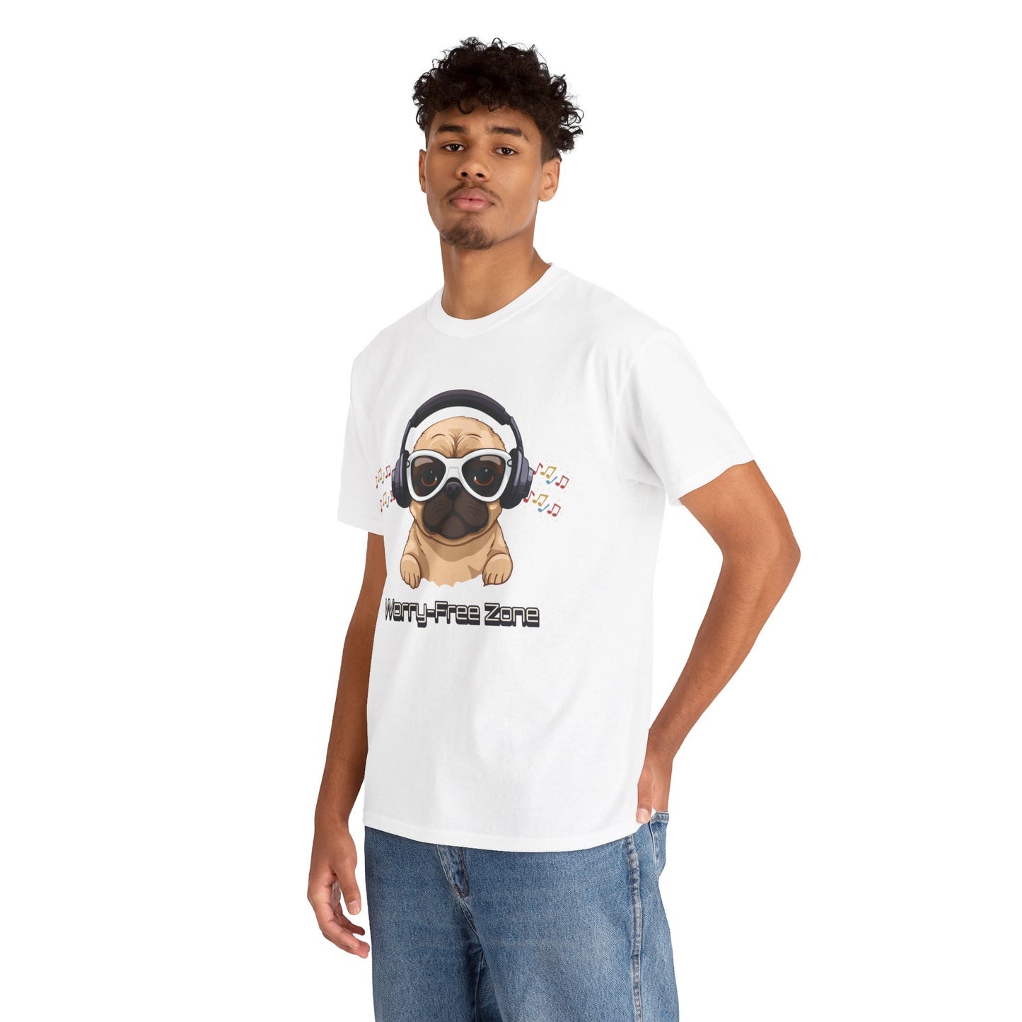 Worry-Free Zone - Unisex Heavy Cotton Tee