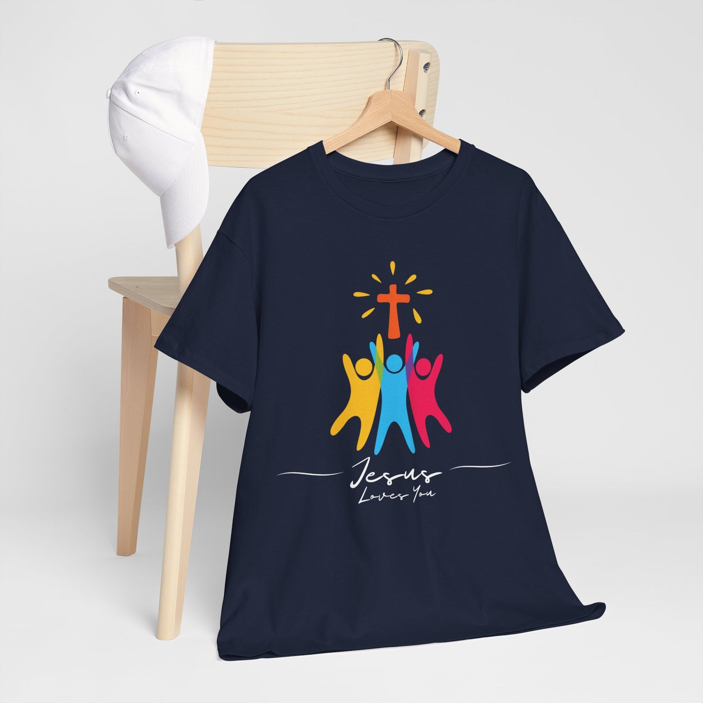 Jesus Loves You - Unisex Heavy Cotton Tee
