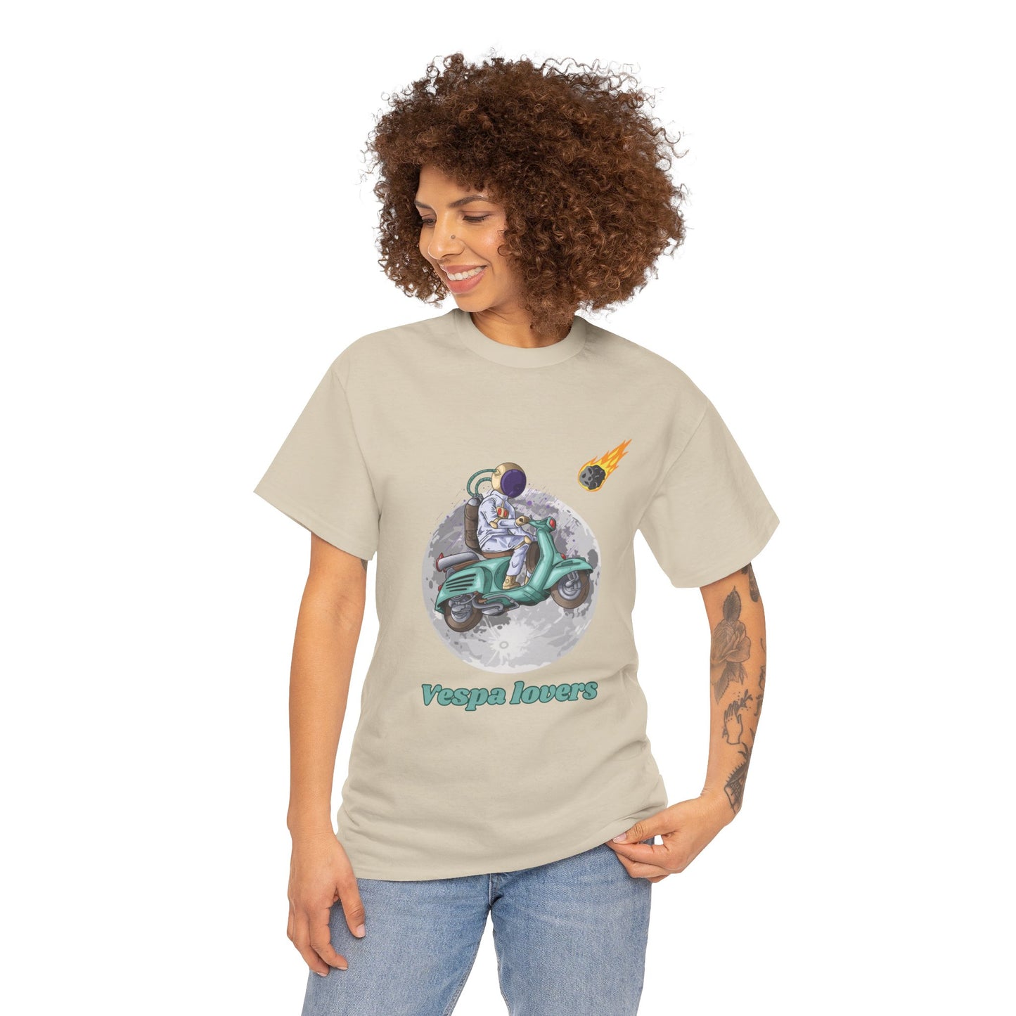 Vespa Lovers - Spanish - Unisex Heavy Cotton Tee