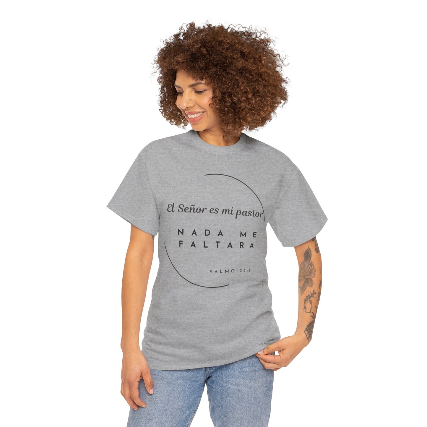 El Señor es mi pastor - Spanish - Unisex Heavy Cotton Tee