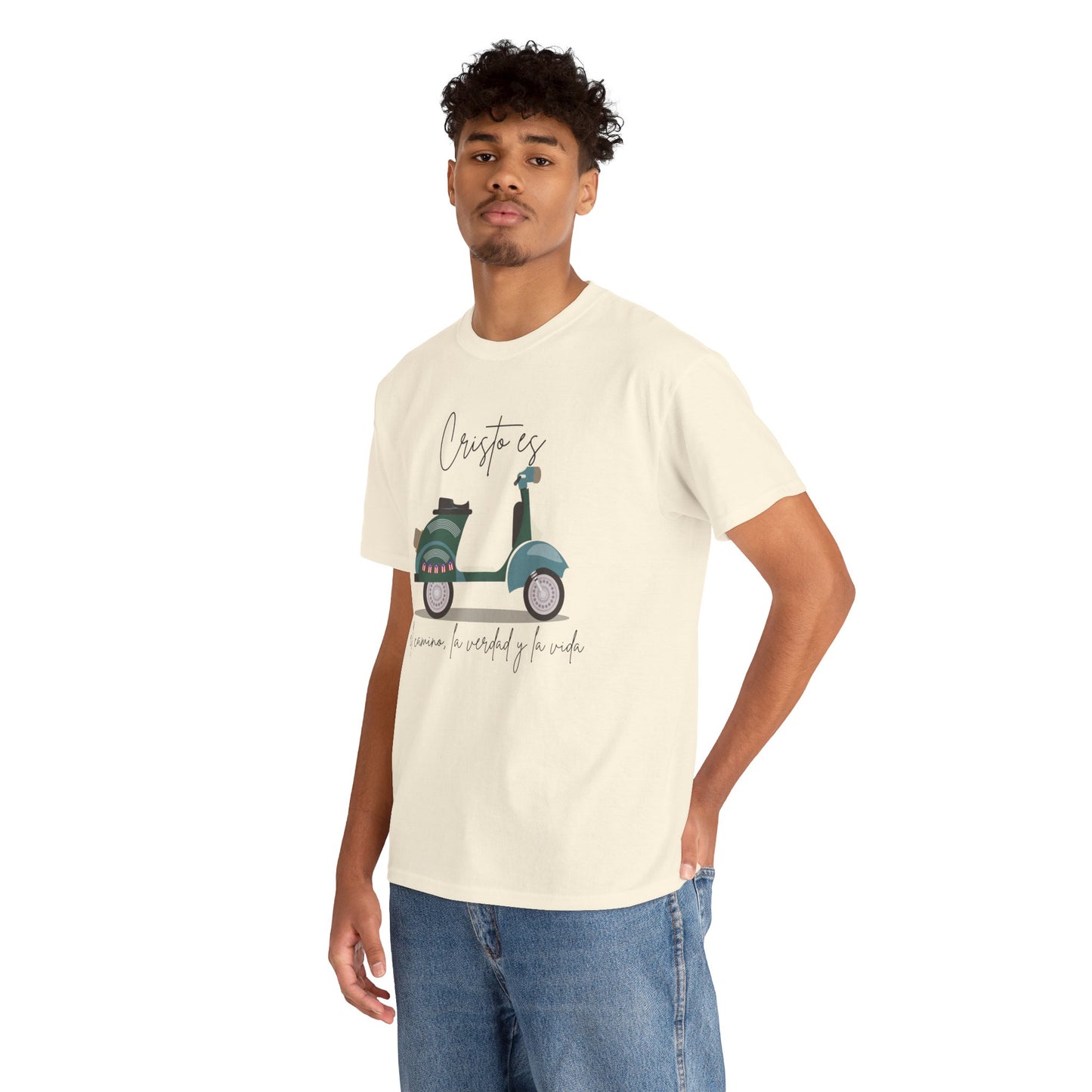 Cristo es - PR Flag Spanish - Unisex Heavy Cotton Tee