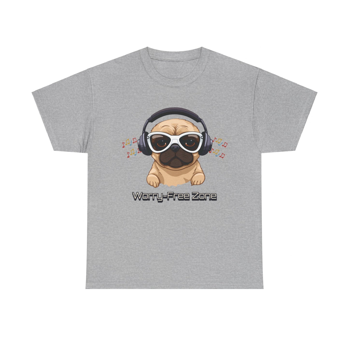 Worry-Free Zone - Unisex Heavy Cotton Tee