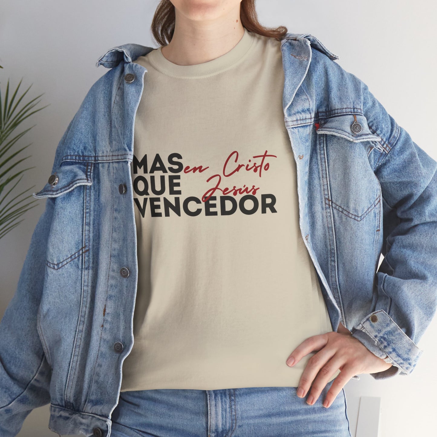 Christian Tee - Mas que vencedor en Cristo Jesus