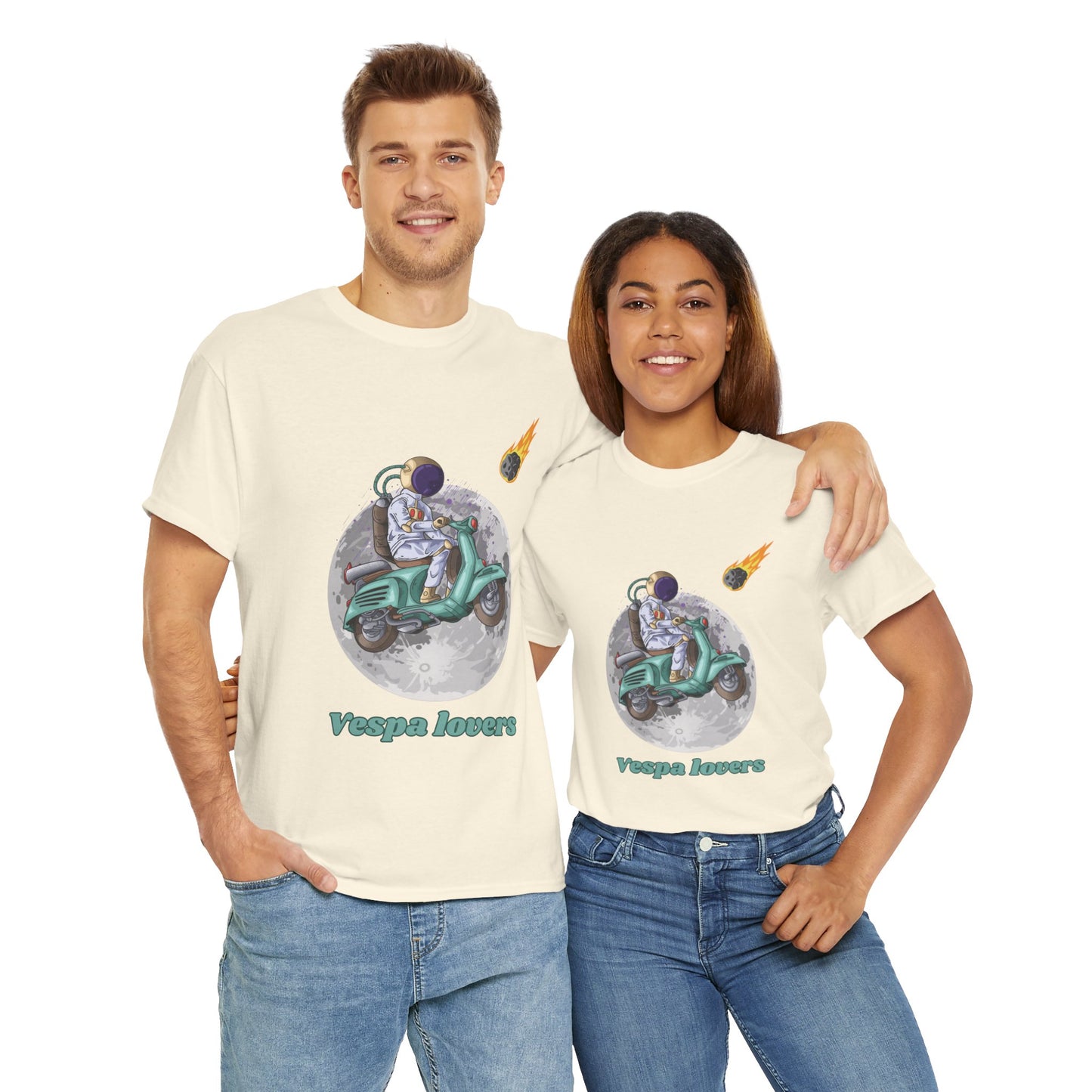Vespa Lovers - Spanish - Unisex Heavy Cotton Tee