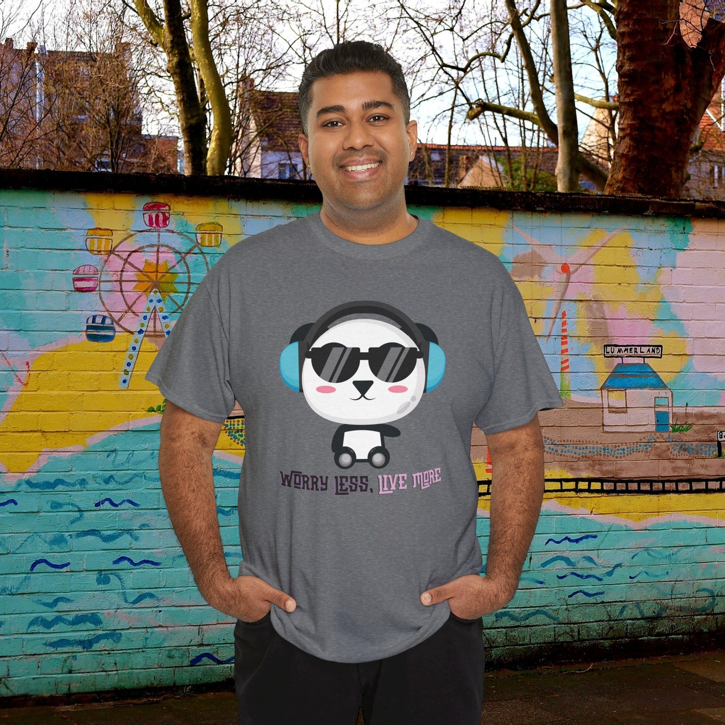 Worry Less - Unisex Heavy Cotton Tee