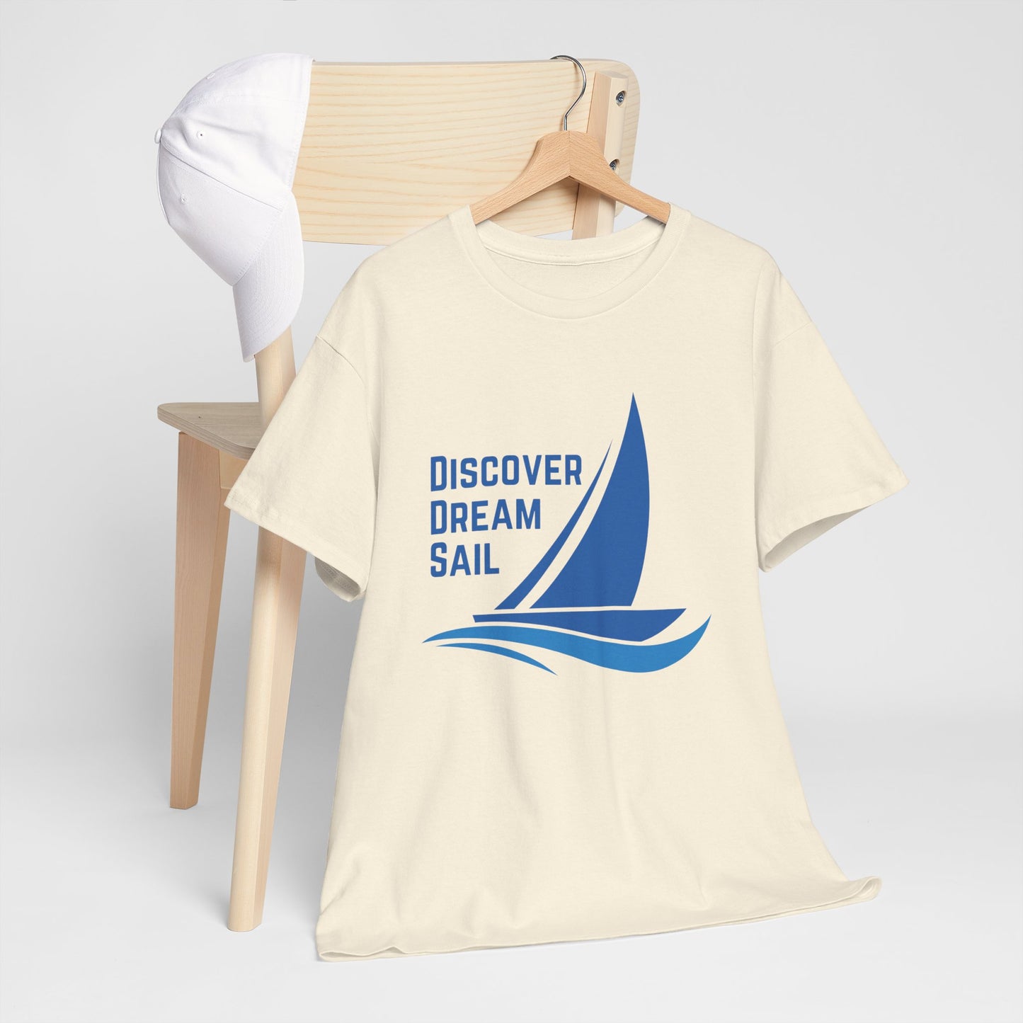Discover Dream Sail - Unisex Heavy Cotton Tee