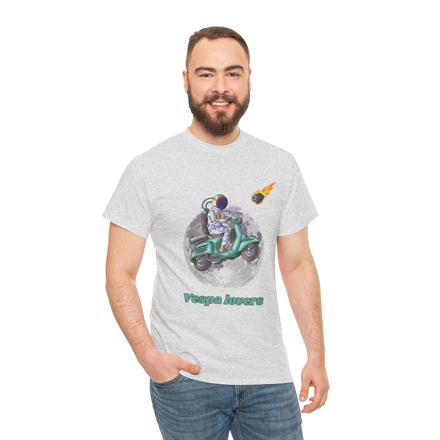 Vespa Lovers - Spanish - Unisex Heavy Cotton Tee