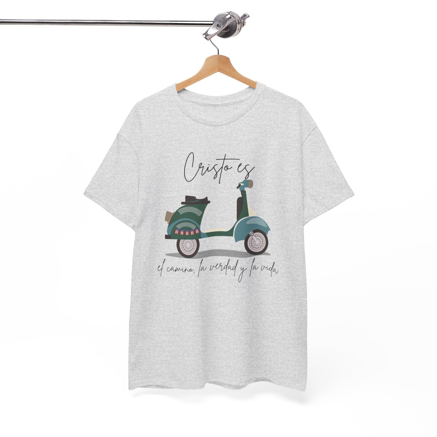 Cristo es - PR Flag Spanish - Unisex Heavy Cotton Tee