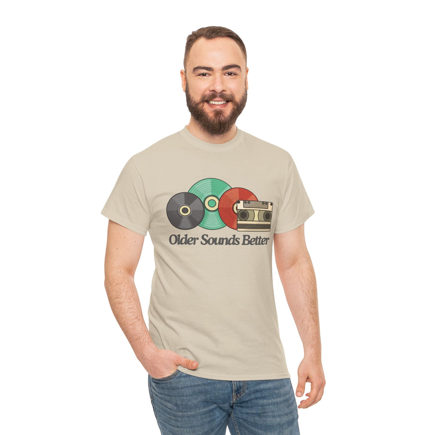 Older sounds better - Unisex Heavy Cotton Tee