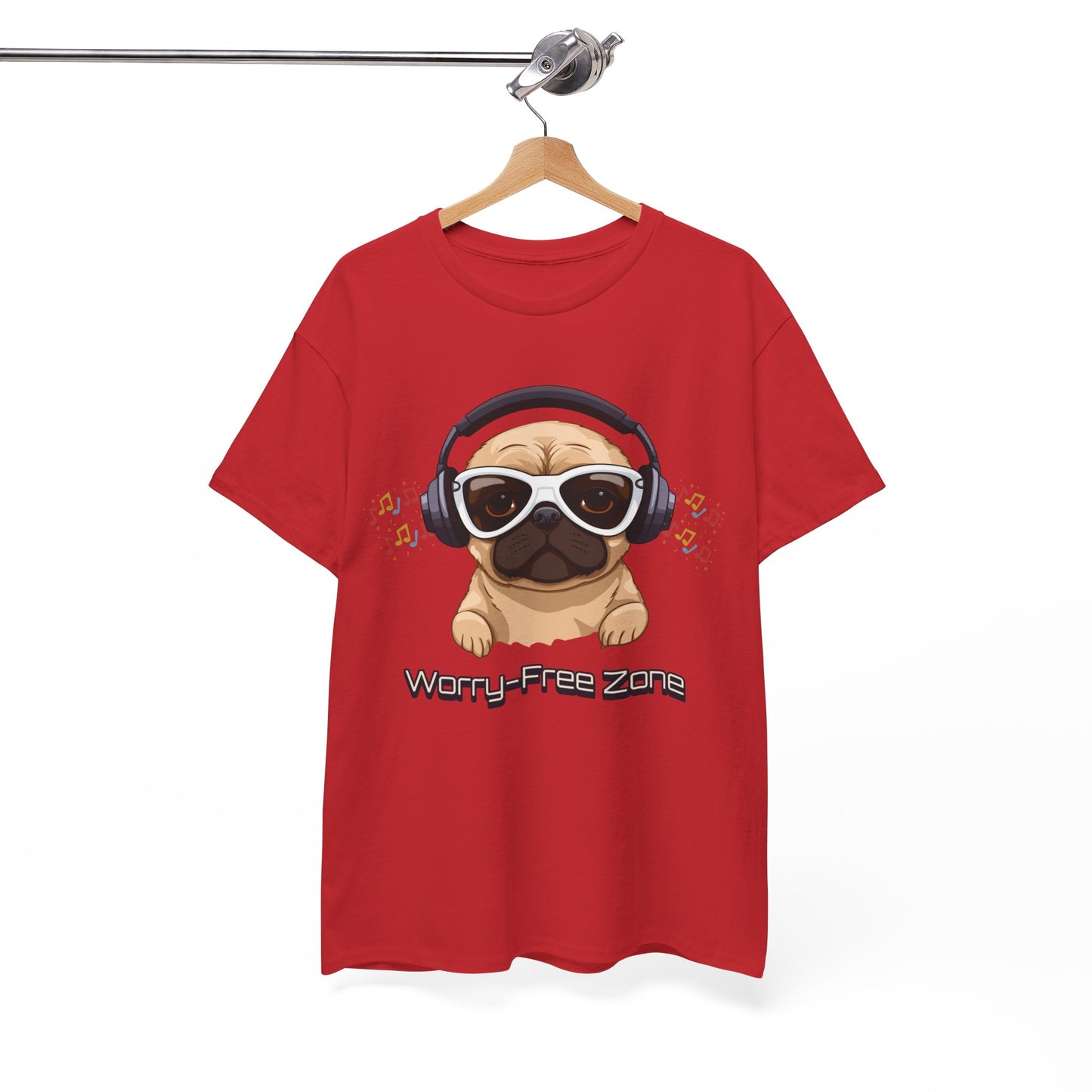 Worry-Free Zone - Unisex Heavy Cotton Tee