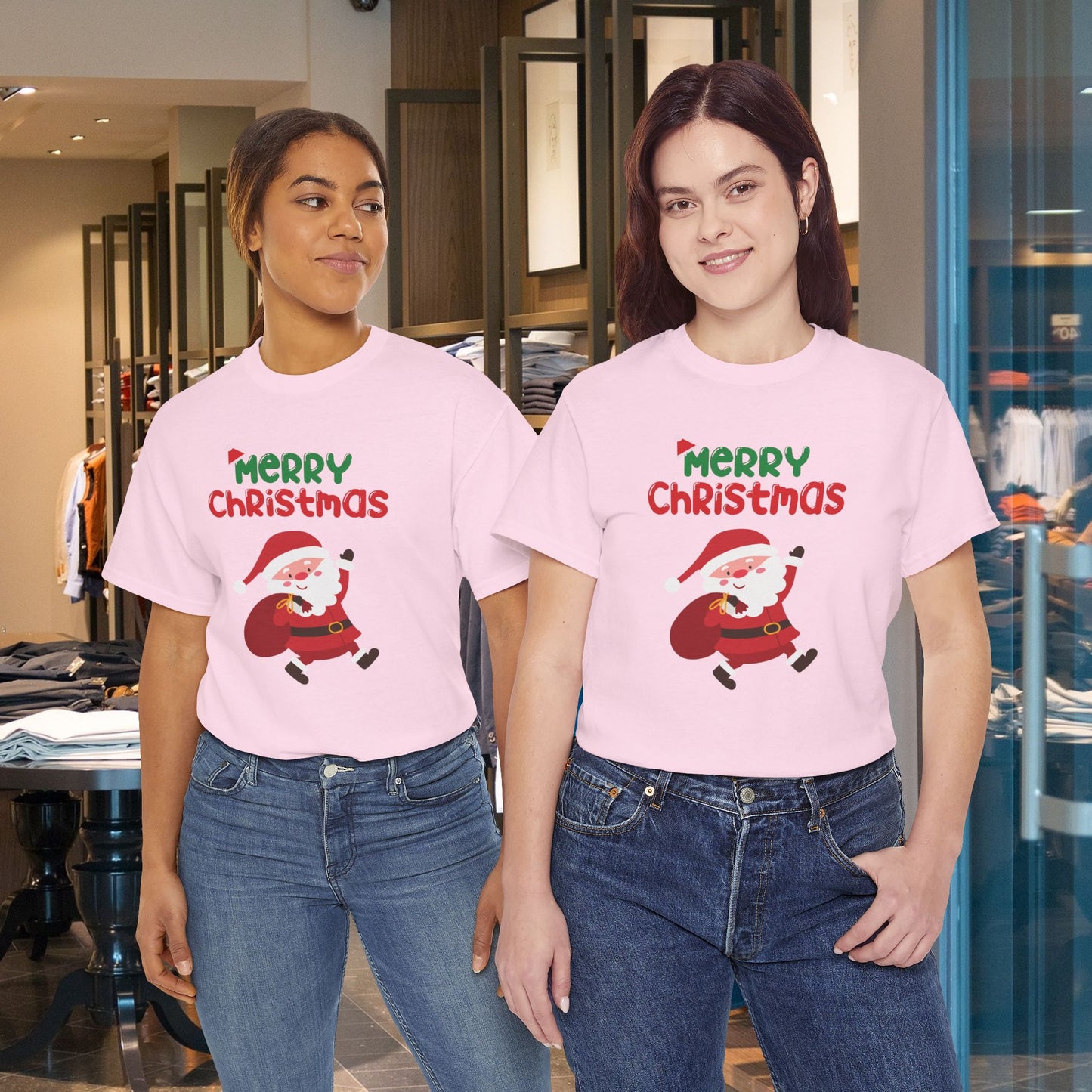 Christmas Santa Unisex Tee - Festive Holiday Apparel