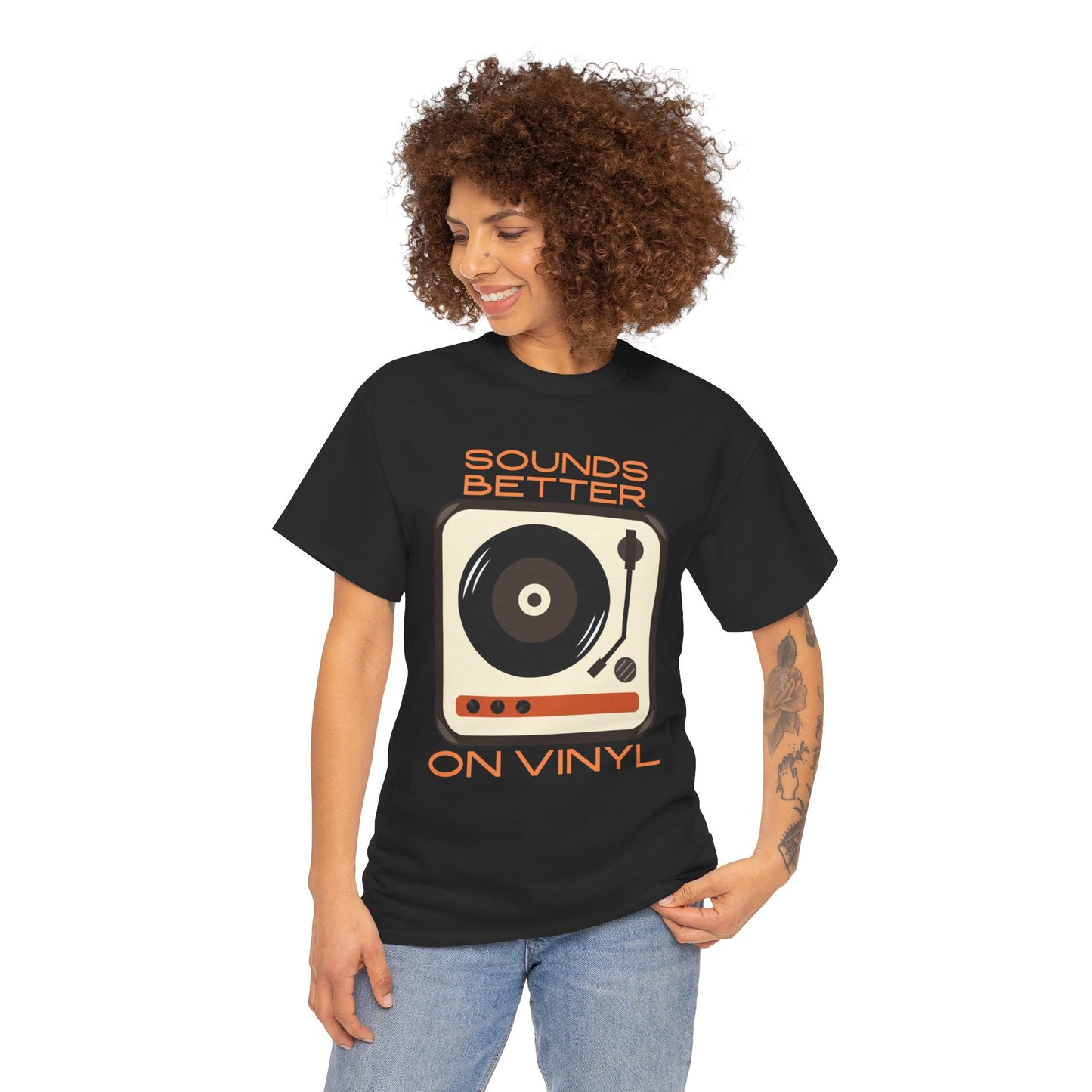 Sounds Better Vinyl - Unisex Heavy Cotton Tee
