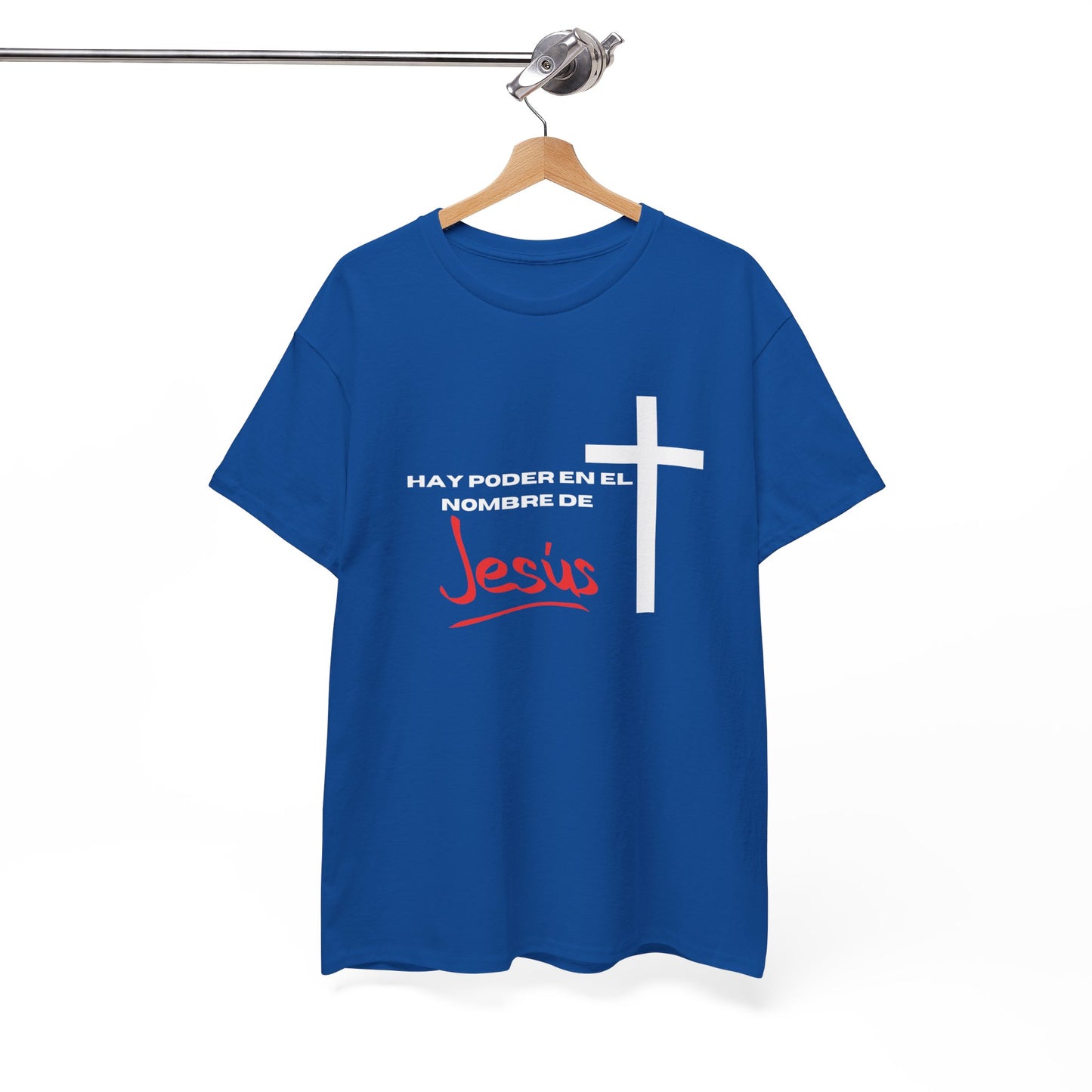 Hay poder en Jesus - Spanish - Unisex Heavy Cotton Tee
