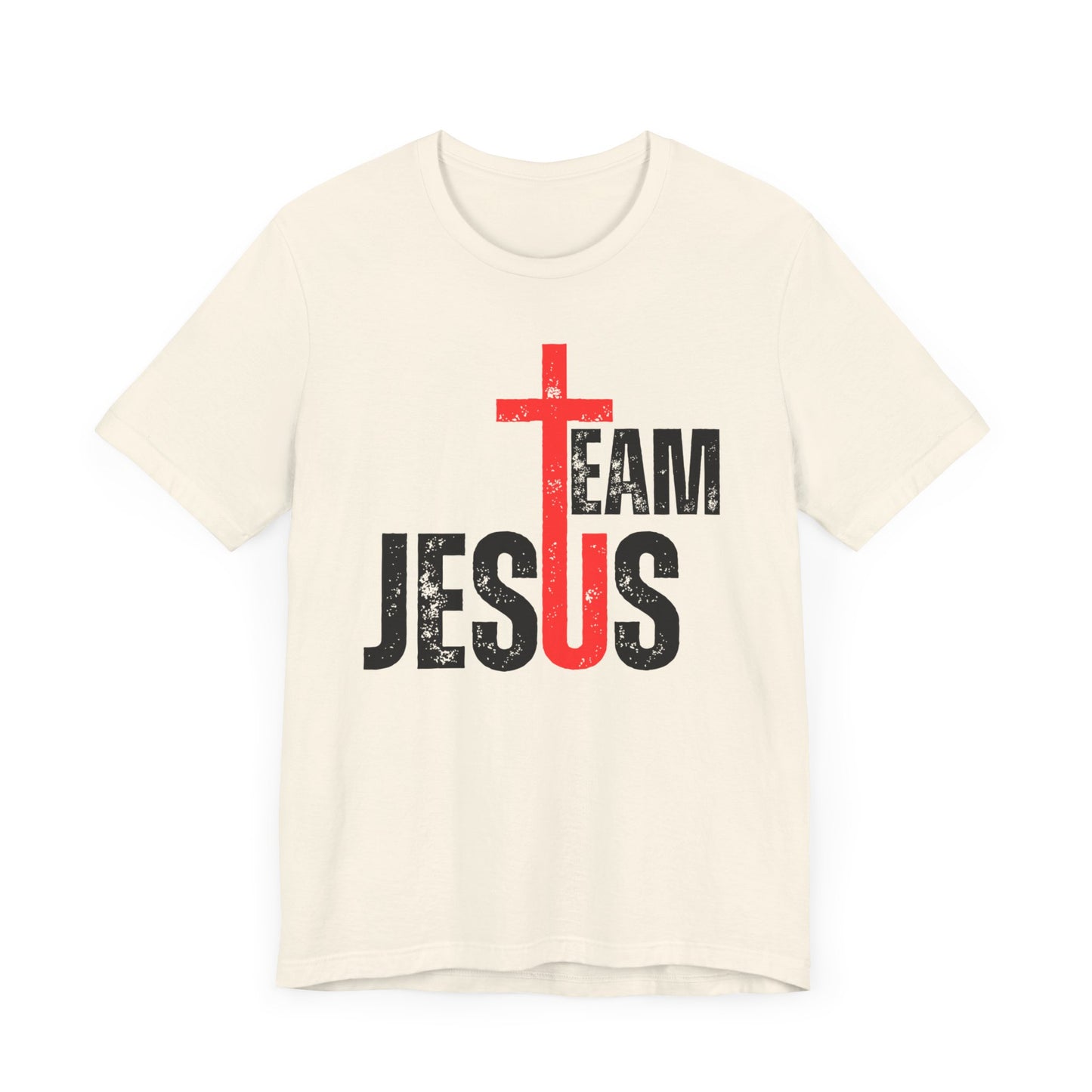 Team Jesus Front - Unisex Jersey Short Sleeve Tee