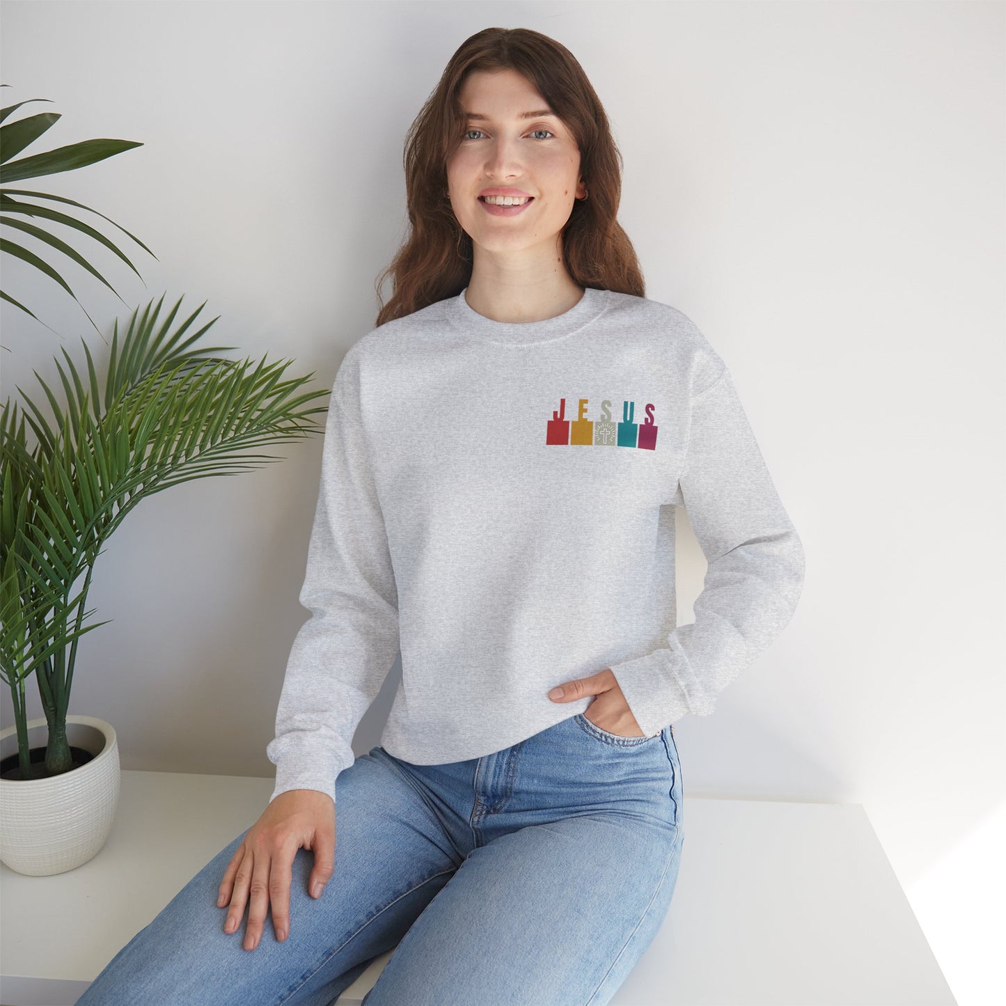 Jesus - Unisex Heavy Blend Crewneck Sweatshirt