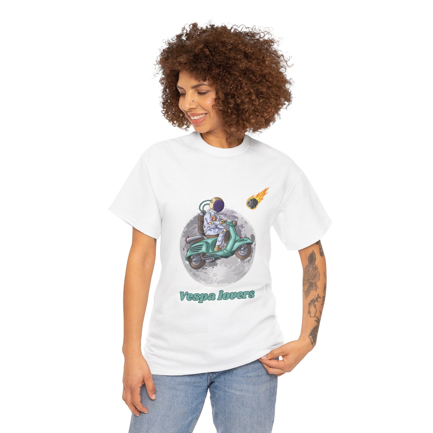 Vespa Lovers - Spanish - Unisex Heavy Cotton Tee