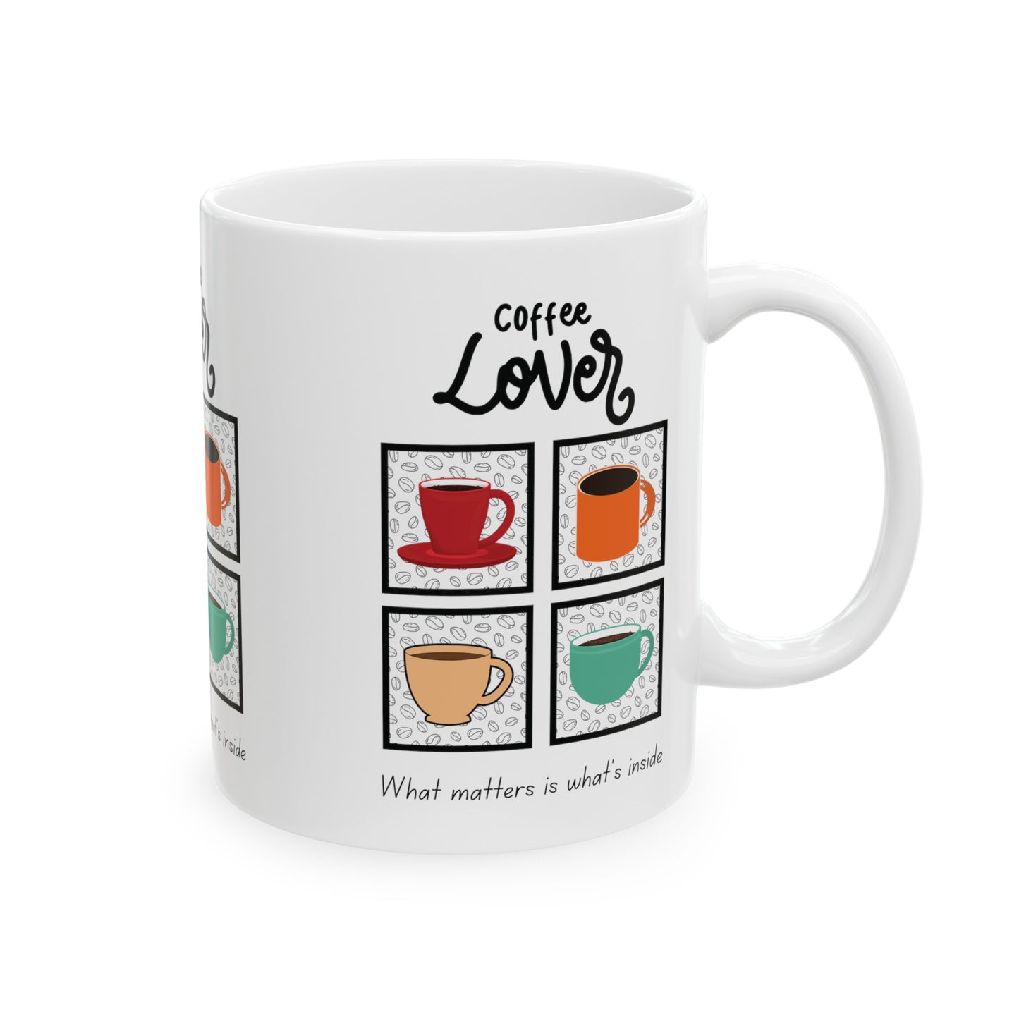 Coffee Lovers - Ceramic Mug, (11oz)
