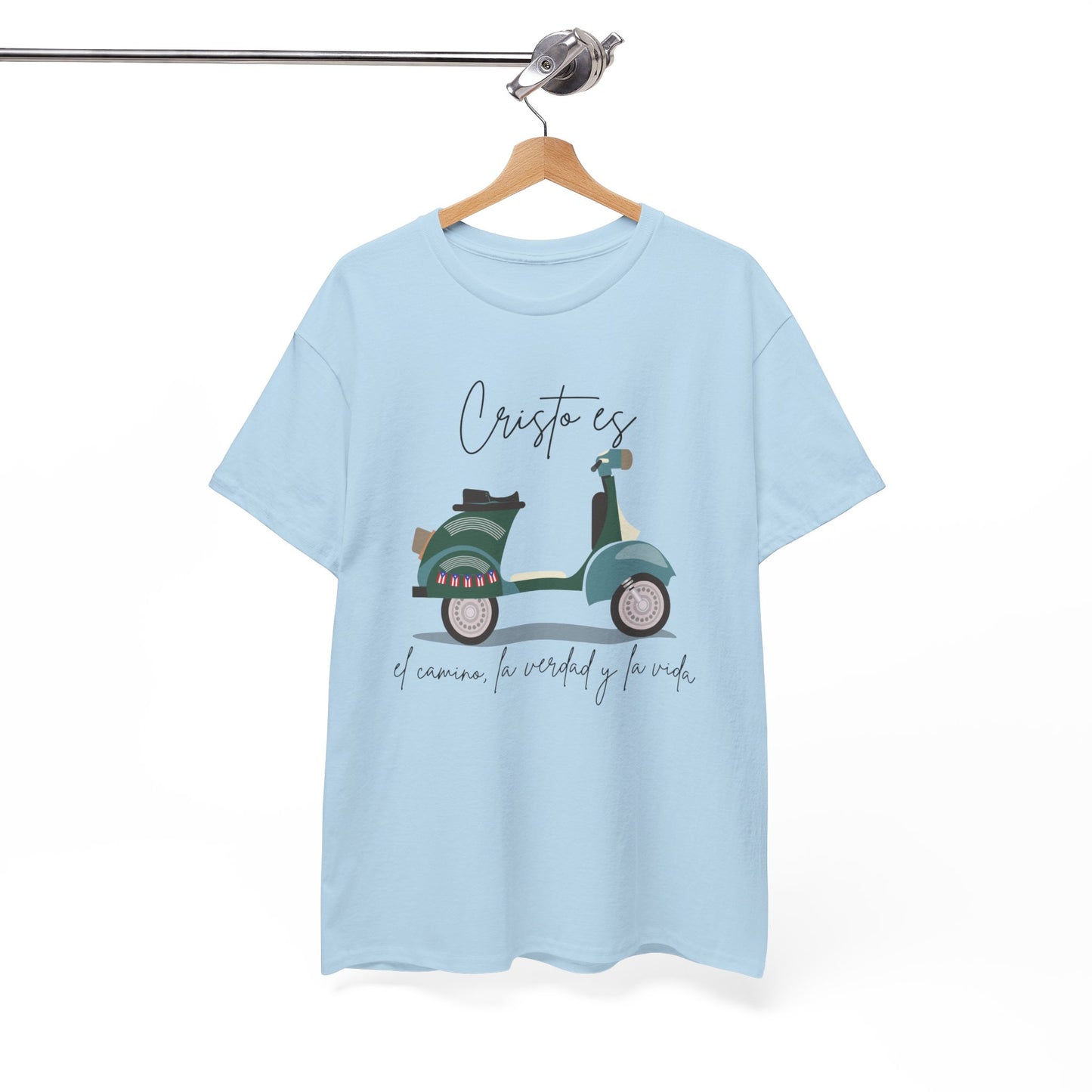 Cristo es - PR Flag Spanish - Unisex Heavy Cotton Tee