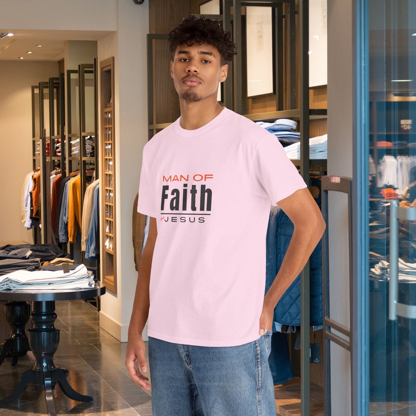 Christian Tee - Man of Faith