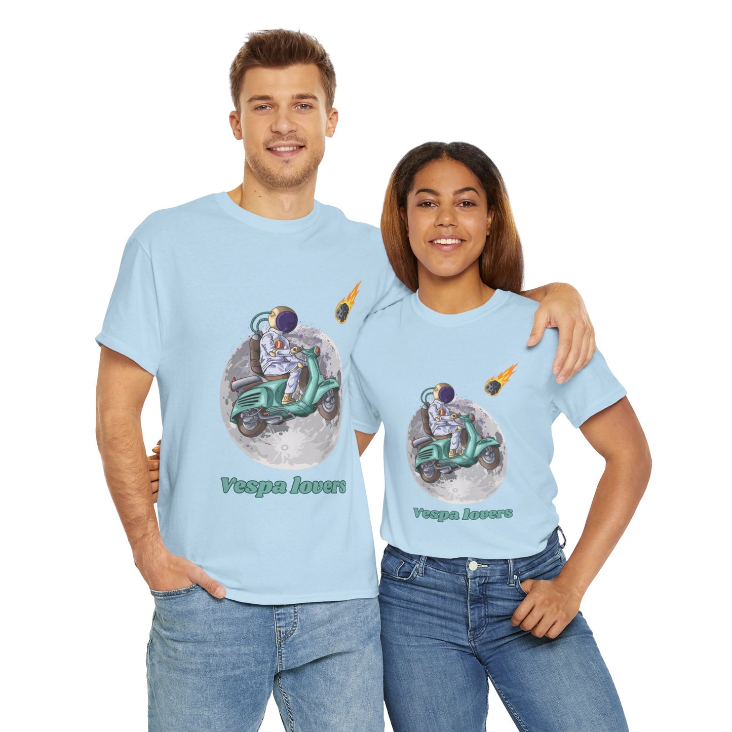 Vespa Lovers - Spanish - Unisex Heavy Cotton Tee