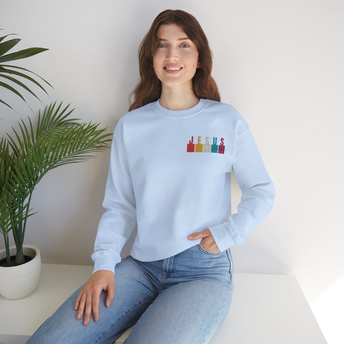 Jesus - Unisex Heavy Blend Crewneck Sweatshirt