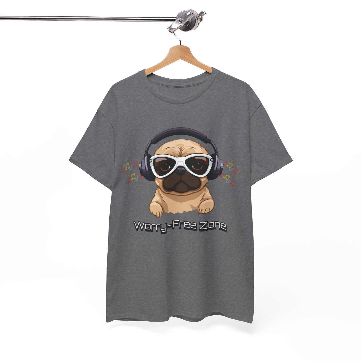 Worry-Free Zone - Unisex Heavy Cotton Tee