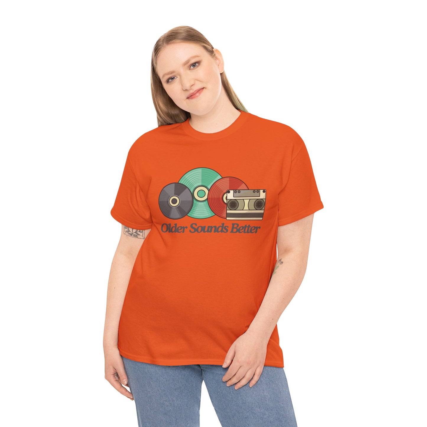 Older sounds better - Unisex Heavy Cotton Tee