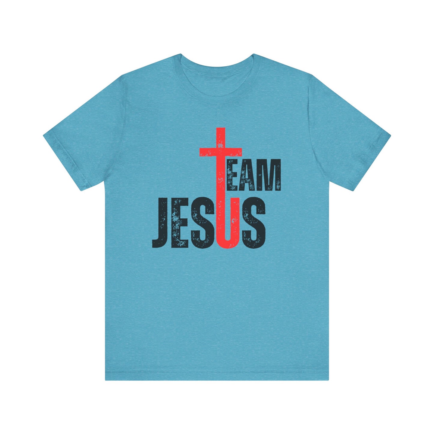 Team Jesus Front - Unisex Jersey Short Sleeve Tee