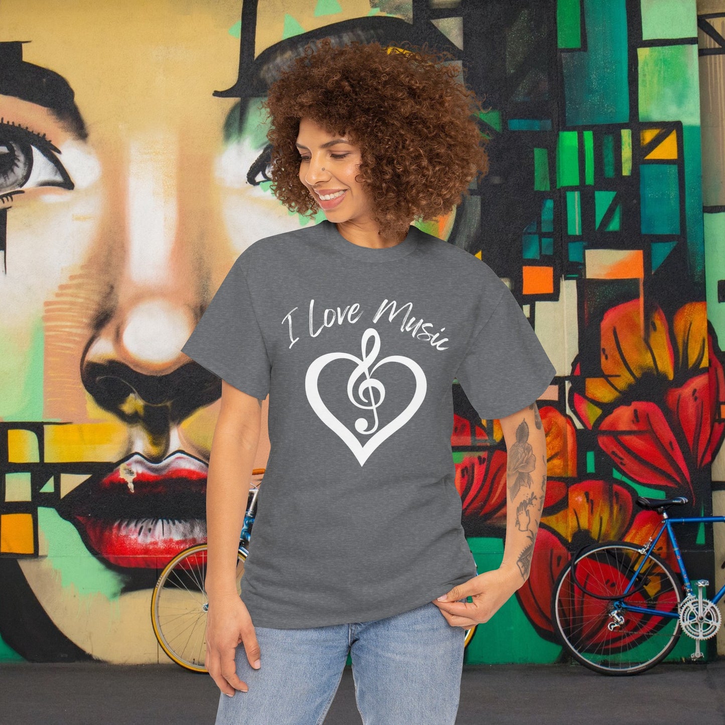 Love Music - Unisex Heavy Cotton Tee